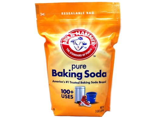 Arm & Hammer Baking Soda, 3lb Powder Bag, Pure Baking Soda for Baking, Cooking, Cleaning - Grocery