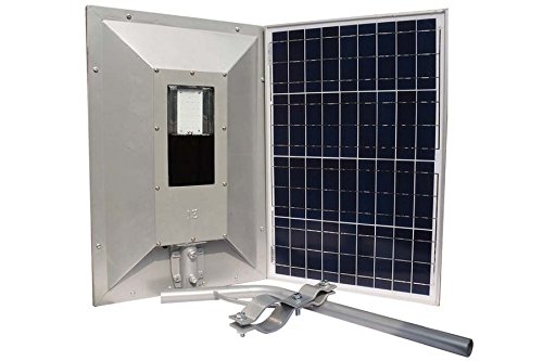 Navaid Energy Neissl-12Wp Integrated Solar Led Street Light All In One With 5Mtr Pole, 12V, Cool White, 670X450X105 mm