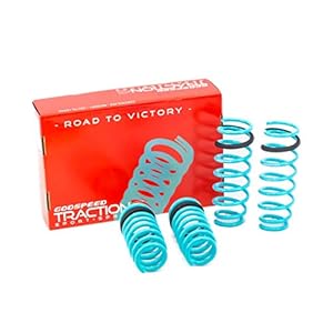Godspeed LS-TS-BW-0005 Traction-S Performance Lowering Springs, Reduce Body Roll, Improved Handling, Set of 4, compatible with BMW 5-Series (F10) 2011-2017- RWD w/o Air Suspension