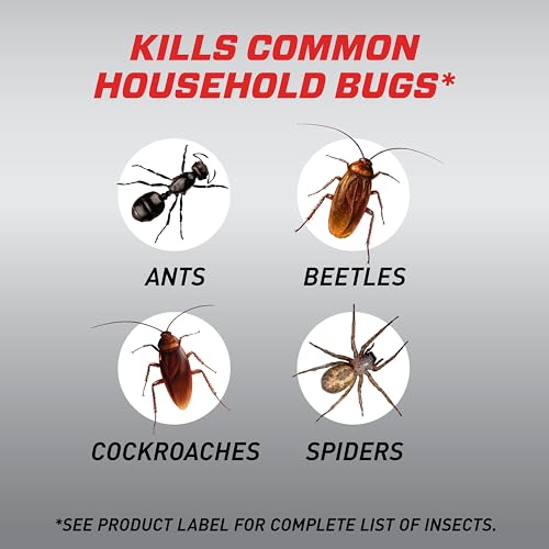 Image of Ortho Home Defense Max Ant, Roach and Spider1 - Indoor Insect Spray, Kills Ants, Beetles, Cockroaches and Spiders (as Listed), No Fumes Bug Spray, 14 oz. (2-pack)