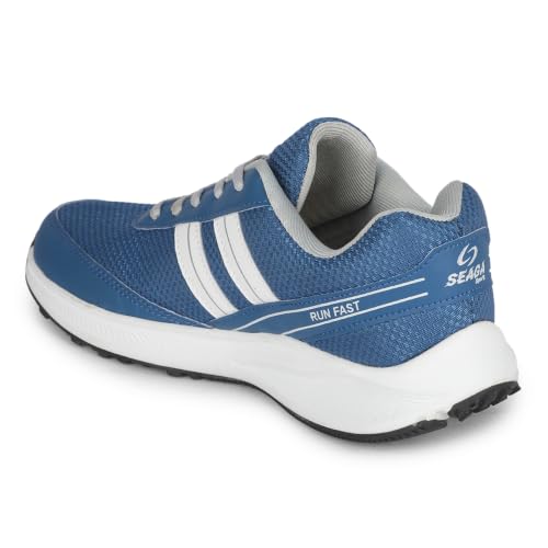 Image of SEAGA Sports Men Running Sports Shoes | Super Soft Breathable Casual Sneakers for Men | Anti-Skid Sole | Cushioned Insole | Lightweight Shoes Pack of 1