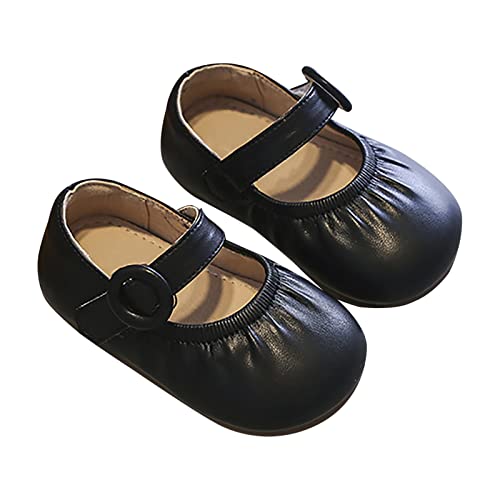 IWIHMIV Mary Jane Flat Shoe for Toddler Girls Cute Comfortable Soft Soled Slip-on Daily Dress Ballet Shoes2