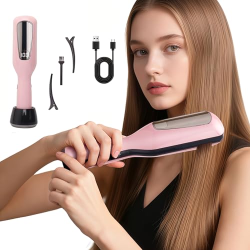 yaxiuuy Professional Split End Trimmer, Removes Split Ends and Broken Hair Tips Quickly and Effectively, with LED Display, Dead Ends Trimmer for Damaged,Dry, Brittle Hair
