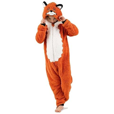 Wunsy Fluffy Soft Mr Fox Onesie for Kids Cover