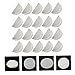 UPKOCH 100pcs Bird Cage Paper Pet Cage Paper Mat Birdcages Bird Cage Liners for Round Cages Pad Parrot Mat for Cage Round Birdcage Covers Round Bird Cage Liner Large Pet Bird Indoor White