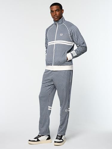 Sergio Tacchini Dallas Houndstooth Track Jacket - Maritime Blue4