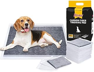 Dono Pet Training Pads Carbon Puppy Pee Wee Toilet Trainer Pads Super Absorbent Deodorizing Heavy Duty Dog Pads Medium 50-Count