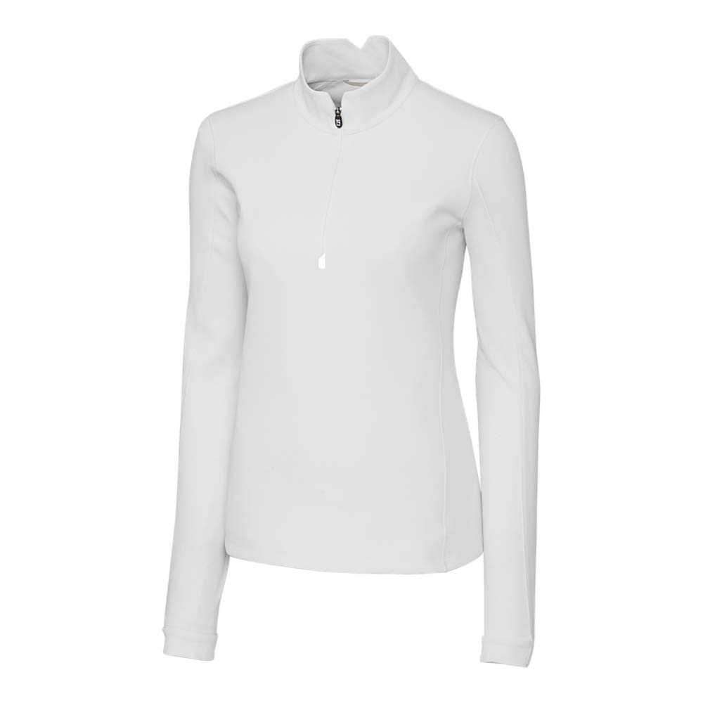 Cutter &amp; Buck womens Moisture Wicking Upf 50+ Stretch Traverse Half Zip PulloverPullover Sweater