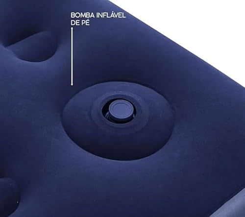 COLCHÃO DE AR DE CASAL COM FOLE PESO MÁXIMO 300KG - BESTWAY