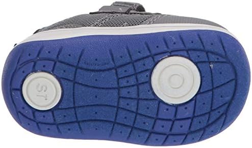 Stride Rite 360 Boy's Dash Dual Width Insole Athletic Sneaker, Grey, 3 M US Infant | Image 3