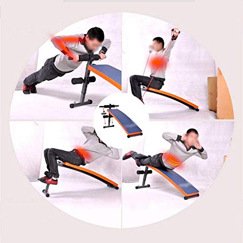 YYAI-HHJU Kleine halterbank met halters, sit-up verstelbaar, multifunctioneel, fitnessuitrusting, halterbank, 300 kg - Image 7