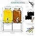 HEFTMAN Dispensador de bebidas de vidrio con grifo Imagen de HEFTMAN Dispensador de bebidas de vidrio con grifo