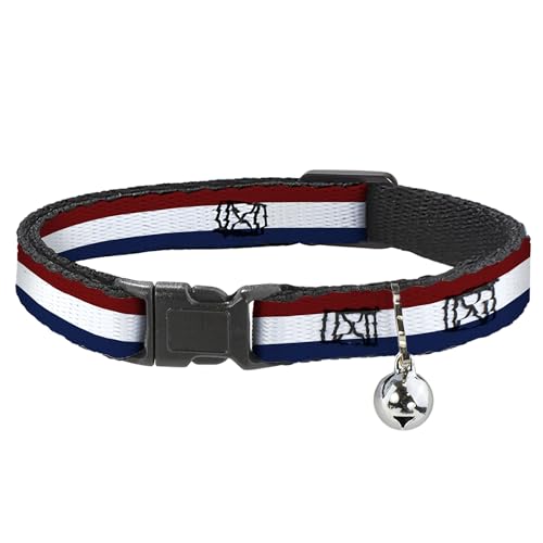 Collar para Gato Antitirones con Hebilla de Seguridad y Diseño de Rayas 2