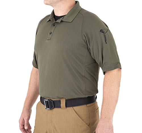 Polo à manches courtes respirant First Tactical Od Vert Medium