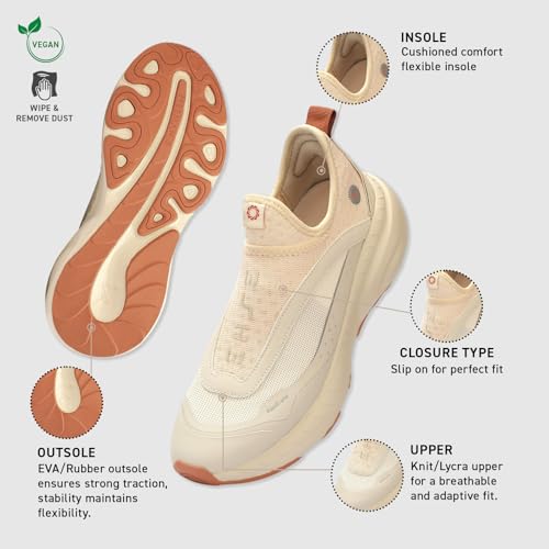 Image of Neeman's Begin Walk Rush Slip On Shoes for Men & Women | Lightweight Breathable Walking Shoes with Cushioned Sole, Liteweight & Easy Wear | Casual Slip On Sneakers for Daily Use