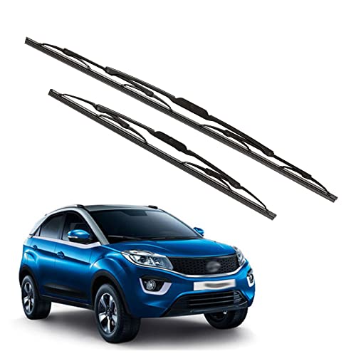 Image of Kylo Windshield Wiper for Tata Nexon Old /Conventional and Traditional Metal Type Windshield Water Repellency Scratch Proof Wiper Blades Suitable for Tata Nexon(Driver Side 24 inch, Passenger Side 15 inch)