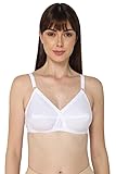 Naidu Hall Cotton Bra For Women Non-Padded Non-Wired Double Layered Everyday Full Coverage Bra White Size 38B