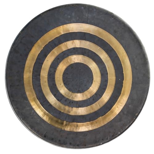 Unlimited Lunar Flare Gongs - Includes Mallet & Rope/Sound Healing & Meditation Instrument/Bronze Chinese Gong/Deep Lingering Tones
