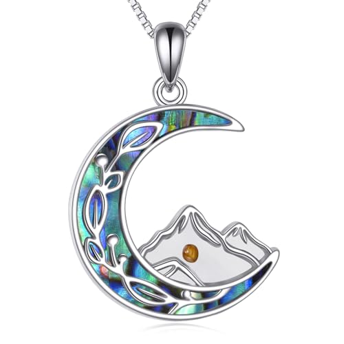 Pendentif de foi en argent sterling avec graines de moutarde pour femme