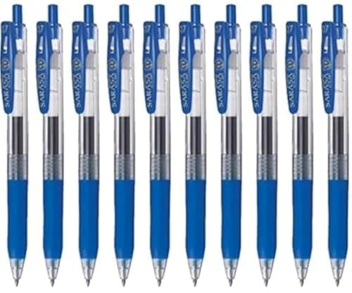 Bolígrafo Gel Retráctil Zebra Sarasa Clip 0.7mm Azul x10 miniatura 1