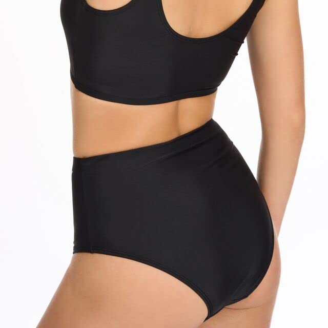 PUMA Women's Crop Bikini Top & Bottom Swimsuit Set4