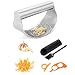Produktbild Knoblauchwippe mit Orangenschäler,Orange Opener Knoblauchschneider Edelstahl rostfrei Knoblauchpresse,Ingwer Smasher Crusher Squeezer Slicer,Orange Stripper,Orange Hautentferne,Citrus Fruit Peeler (C)
