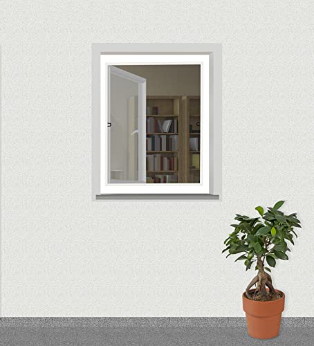 Mosquitera básica para ventana Windhager que protege tu hogar con su marco tensor 3