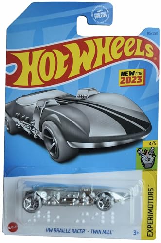 Matchbox Hot Wheels HW Braille Racer Twin Mill miniatura 1