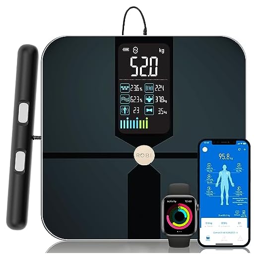 Robi S11 Personenweegschaal met Segmentale Lichaamsanalyse - Zwart