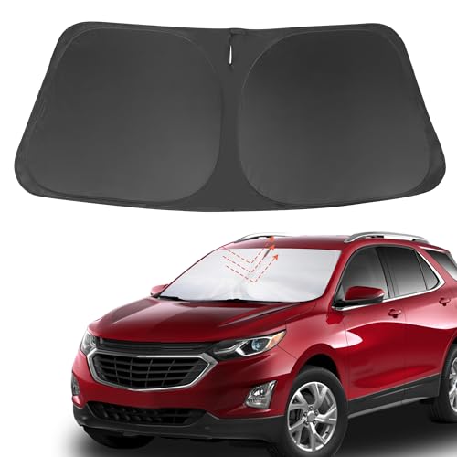 YYCKE Windshield Sun Shade Accessories Compatible with 2018-2024 Chevy Equinox for Chevrolet...