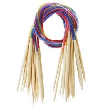 18 pz Ferri Maglia Circolari Ferri da Maglia di