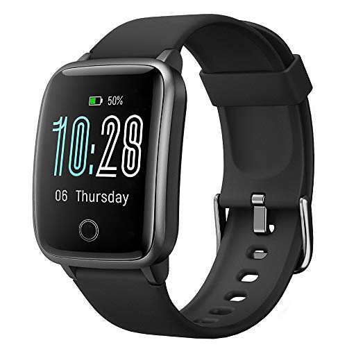 Lintelek Smart Watch for Android & iOS, Fitness Tracker with Heart Rate Monitor
