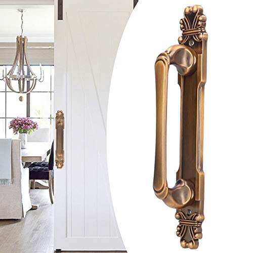 Cabinet Door Handle, Antique Zinc Alloy Furniture Handle for Cabinet Drawer Cupboard Wardrobe Accessories, 11 x 1.7 x 2.2in - Image 4