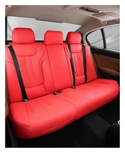 Housse coussin siège voiture cuir Peugeot 208 508 SW rouge 5 places