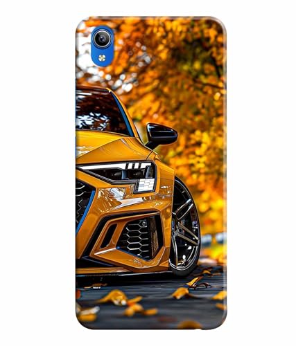Image of Racing Car Rider Printed Hard Back Case Cover & Compatible for Vivo Y90 / Vivo Y90i (Multicolor) - D1815