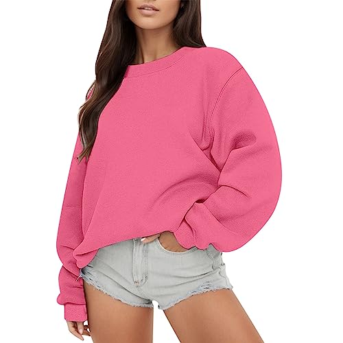 Sweat manches longues femmes coupe ample idéal pour l'automne frais