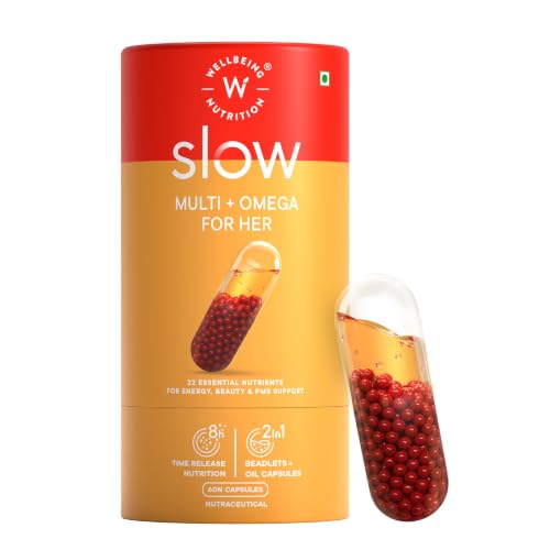 Wellbeing Nutrition Multivitamin & Vegan Omega 3 for Women 60 Capsules - Image 2