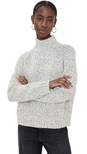 Vince Women's Tonal Marl Textured Turtleneck