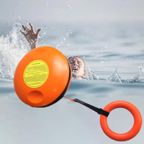 Water Rescue Disc with 40m Rope, Throwable Safety Equipment for Drowning Prevention, Ideal for Boats, Swimming Pools, and Beaches, Professional Water Safety Gear