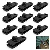 10 Stück Planenclips für Zelte, strapazierfähige Planenclips, Poolplane, Befestigung für Poolplane, Poolabdeckung für Camping und Außenbereich
