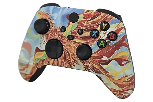 Image of ProControllers LLC Hand Airbrushed Fade Custom Controller Compatible with Xbox Series X /S & Xbox One (Series X /S Pheonix)