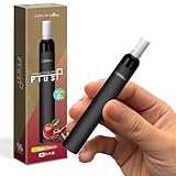 iSmoke Cigaless Plus 電子タバコ タール ニコチン0 VAPE ベイプ 電子タバコ 使い捨て シーシャ 持ち運び スターターキット 本体 (重さ 6mg, アップルタバコ 1本)