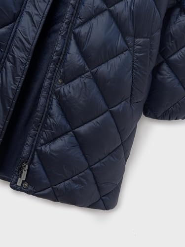 Mayoral Long coat for Girls Navy3
