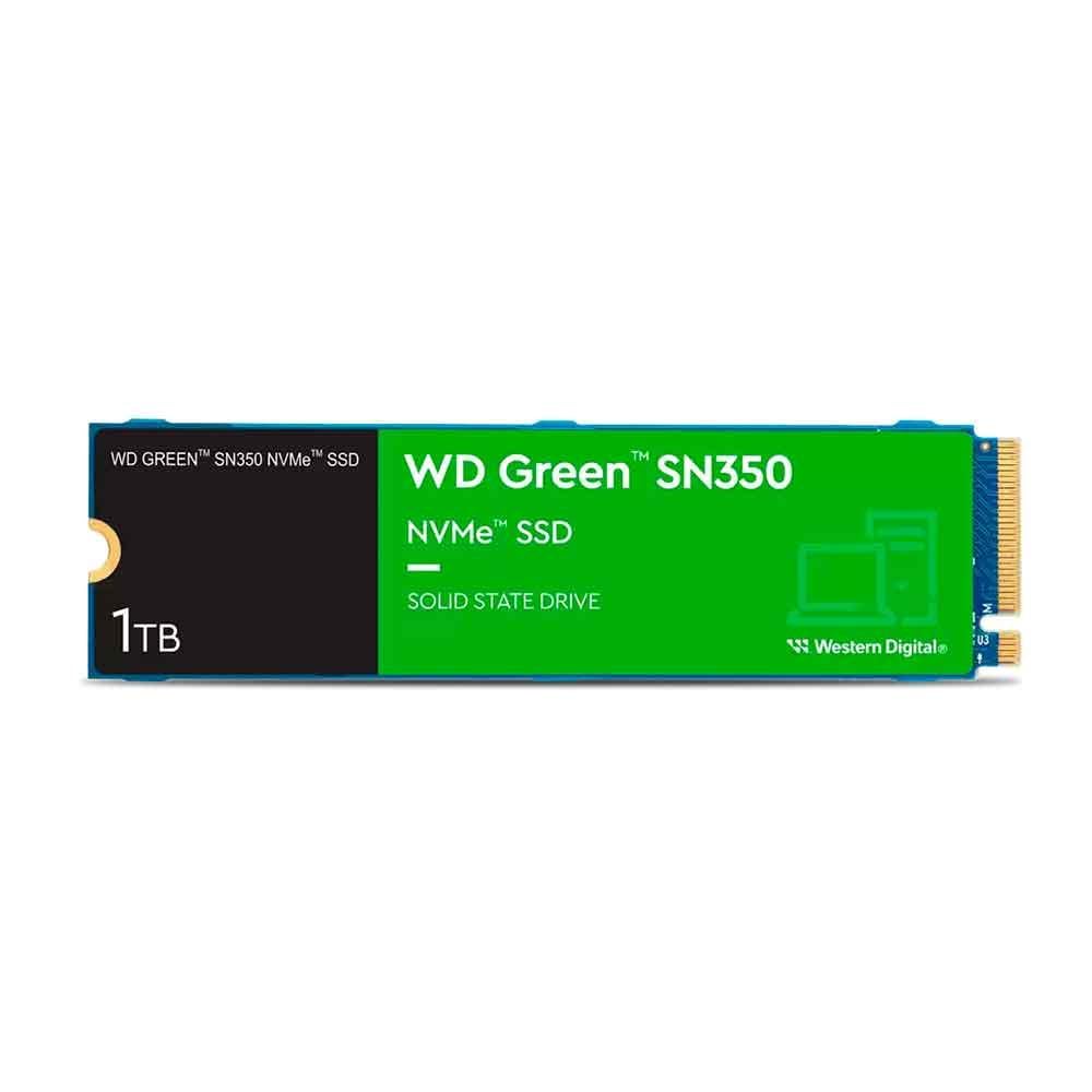 WESTERN DIGITAL Unità SSD M.2 WD SN350 1TB WDS100T2G0C Green PCIE NVME