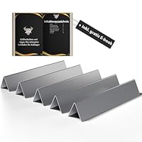 ELITE BBQ Aromaschienen passend für Weber Spirit 320, Flavorizer Bars Spirit 320, Flavorizer Bars, Aromaschienen Bar Edelstahl, Weber Flavorizer Bars Spirit 320, Weber Grill Spirit Ersatzteile