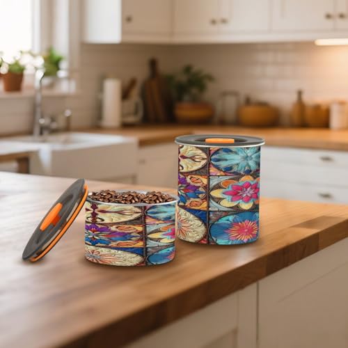 Envase para café hermético de acero inoxidable 17oz miniatura 6