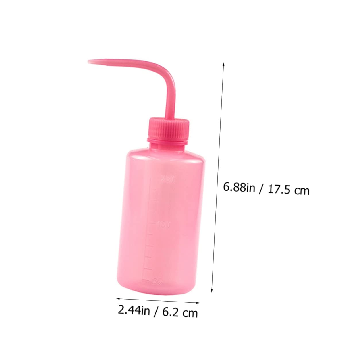 FUNOMOCYA 6-pack Eyelash Wash Bottles Squeeze Water Bottle for Lash Cleaning Leakproof Beauty Tool Portable Multi-function Plastic Bottles