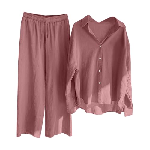 Ensemble 2 pièces femme fluide et chic en coton-lin - 2