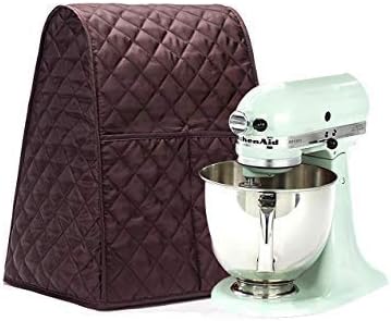 Funda para batidora de pie, fundas para mezcladoras Kitchenaid Hamilton, cubierta antipolvo con bolsa organizadora, se adapta a todos los modelos de
