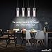 Artika OME59B-HD2 4-Pendant Dimmable Light Fixture, Chrome Plated